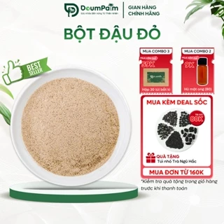 BỘT ĐẬU ĐỎ Tinh Khiết, Trắng Da, Đắp Mặt Nạ, Tẩy Tế Bào Chết, Giảm Mụn - DOUMPALM