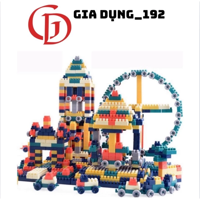Bộ đồ chơi xếp hình 520 chi tiết giúp bé phát triển tư duy và trí tuệ [ HÀNG CHÍNH HÃNG ]