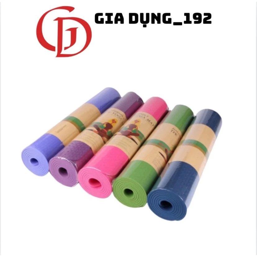 Thảm tập YoGa 2 lớp siêu dày kích thước lớn chống trơn trượt dễ dàng vệ sinh [ HÀNG TỐT ]