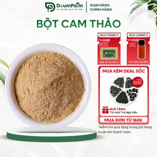 Bột Cam Thảo Hữu Cơ 100% Organic - Trắng Da, Ngừa Nếp Nhăn, Mờ Thâm, Trẻ Hóa và Hỗ Trợ Tiêu Hóa