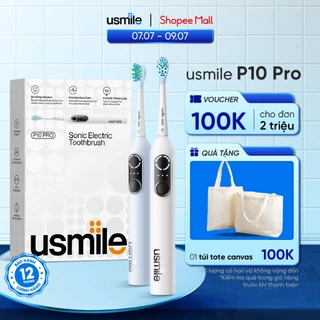 Bàn chải điện sóng âm thông minh usmile P10 Pro - Bảo hành 12 tháng