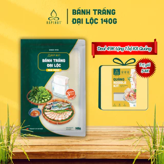 Bánh Tráng Đại Lộc HAPINUT 140g - Đặc Sản Quảng Nam - 100% Từ Bột Gạo