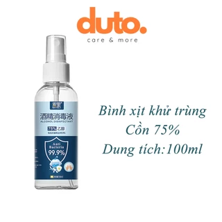 Dung dịch sát khuẩn tay tự khô dạng xịt dung tích 100ml an toàn cho da