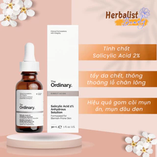 Tinh chất The Ordinary Salicylic Acid 2% Anhydrous Solution 30ml