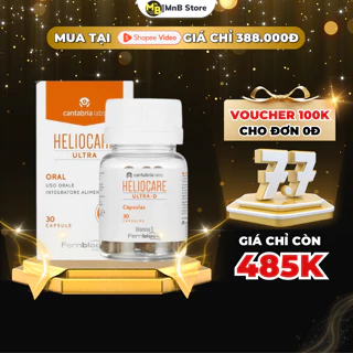 Viên uống chống nắng trắng da ngừa lão hóa HELIOCARE Ultra D Capsules 30 Viên