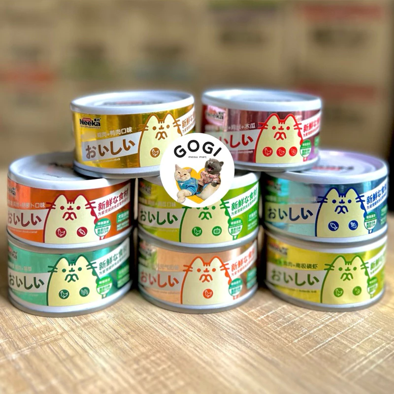 [HOẢ TỐC] Sỉ & Lẻ Pate Neeka 85g súp sợi thịt mix rau củ bổ dưỡng cho chó mèo (Nội địa Trung) - Gogi Meow Mart