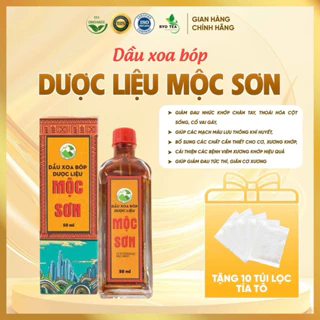 [Mua 1 Tặng 1] Dầu Xoa Bóp Dược Liệu Mộc Sơn Chính Hãng