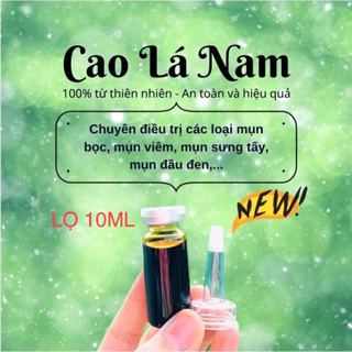 CAO LÁ NAM 10ML SẠCH MỤN HẾT THÂM MỤN