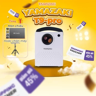 Máy Chiếu Mini T9 Pro Chính Hãng YAMAZAKI  Siêu Nét Hỗ Trợ 4K, Độ Sáng Cao, Hệ Điều Hành Androi 9.0 Bảo Hành 12 Tháng