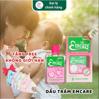 [Kèm quà tặng] Dầu tràm EMCARE cho Mẹ và Bé chai 25ml ngăn cảm lạnh, ho, nghẹt mũi, date mới