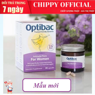 Men vi sinh bổ sung lợi khuẩn phụ khoa Optibac tím Probiotics For Women cho phụ nữ, mẹ bầu, sau sinh, tăng đề kháng