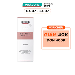 Kem Dưỡng Sáng Da Đêm Eucerin Whitening Ultrawhite+ Spotless Night 50ml