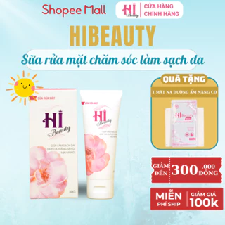 Sữa rửa mặt HiBeauty làm sạch dưỡng da mềm mịn giúp ngừa mụn, thoáng lỗ chân lông (50g)