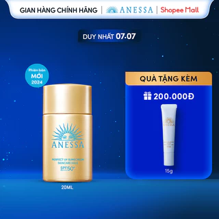 Sữa chống nắng dưỡng da kiềm dầu bảo vệ hoàn hảo Anessa Perfect UV Sunscreen Skincare Milk 20ml