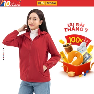 Áo khoác nữ Yody gia đình 3C Pro chất liệu cao cấp cản gió giữ ấm áo gió nhiều màu chống UV AKN6012