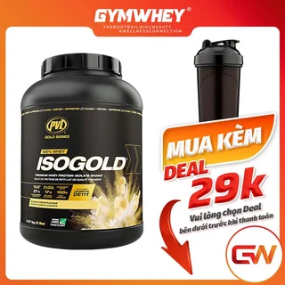 ISO GOLD PVL Cung Cấp 27gr Protein Siêu Tinh khiết PVL Iso Gold 5Lbs (2,3kg)