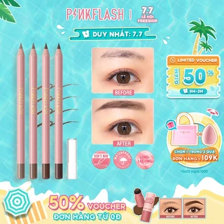 Pinkflash OhMyEmoji Chì kẻ mày mềm bền không thấm nước 20g