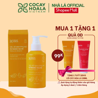 Combo 2 chai dung dịch vệ sinh phụ nữ X2 Nano nghệ CAM mới hữu cơ 150ml Cỏ Cây Hoa Lá