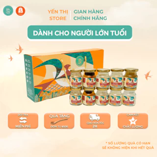 [Quà Tặng] Yến Thị -combo dành cho người lớn tuổi-Set quà tặng-Yến Sào Khánh Hoà