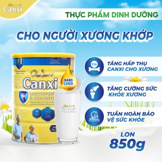 Sữa bột Diasure Canxi 850g bổ sung dinh dưỡng, nano canxi phòng chống loãng xương, cải thiện vấn đề xương khớp Hiweight