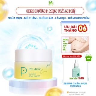 [Sạch mụn, giảm kích ứng, mờ thâm] Kem Dưỡng Da Mụn Trà Nghệ GUO - Pro Acne Cream 30gr