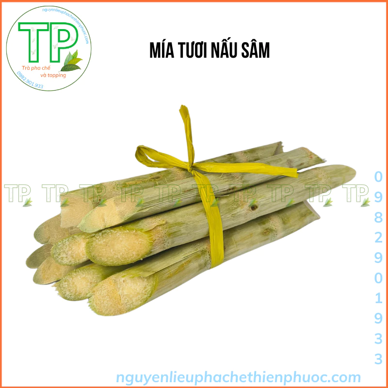 Mía tươi nấu sâm cho vị ngọt tự nhiên, thơm mùi mía - 1 khúc 50cm