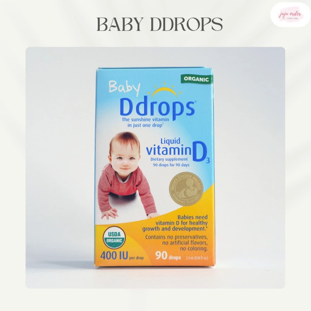 [HÀNG MỸ]-  BABY Ddrops VITAMIN D3