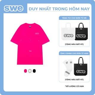 (Tặng Tote Hoặc Tặng Combo Tote và Vớ) Áo Thun Local Brand Họa Tiết Unisex SWE ILY TEE - Hồng