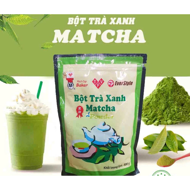 Bột trà xanh Matcha Đài Loan Everstyle bịch 100gr/ 500g