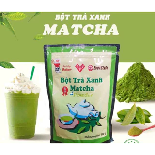 Bột trà xanh Matcha Đài Loan Everstyle bịch 500g