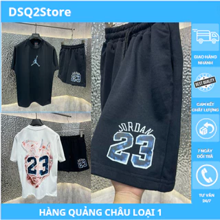 Set Bộ THời Trang Thể Thao Nam JD 23, Hình In Logo Ngực Và Số 23 Sau Lưng Năng Động Trẻ Trung Cotton Lạnh