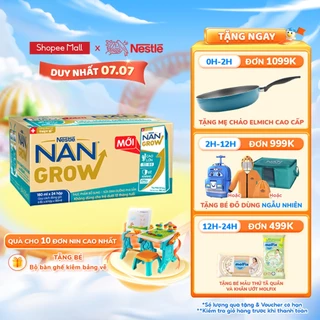 Thùng 24 hộp Sữa pha sẵn Nestlé NANGROW sữa mát công thức từ Thụy Sĩ 100% Canxi giúp bé cao lớn vượt trội 6(4 x 180ml)