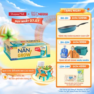 Thùng 36 hộp Sữa pha sẵn Nestlé NANGROW sữa mát công thức từ Thụy Sĩ 100% Canxi giúp bé cao lớn vượt trội 9(4 x 110ml)