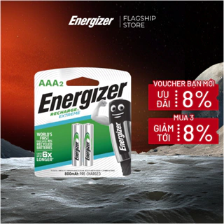 Pin Sạc AAA Energizer 800mAh - Vỉ 2 Viên