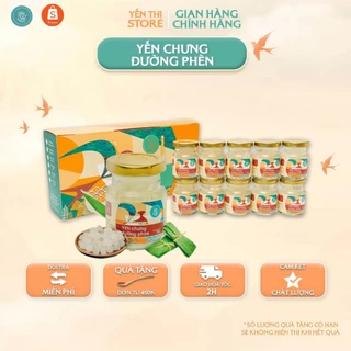 [Quà Tặng] Yến Thị- chưng đường phèn-set quà tặng -chưng sẵn 30% yến,70ml