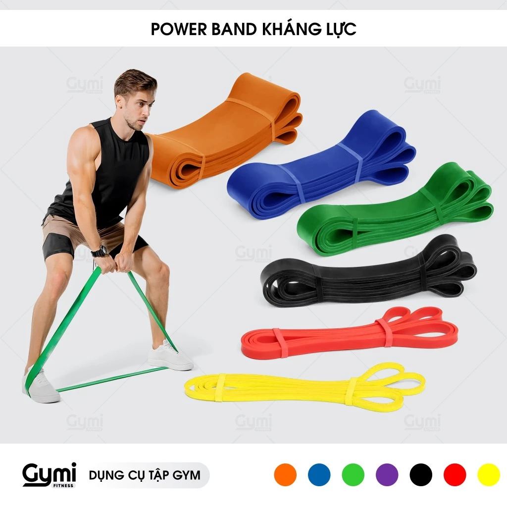 Dây Kháng Lực Powerband, Đa Năng Hỗ Trợ Tập Luyện Powerband - Dây Kháng Lực Tập Toàn Thân - Powerband