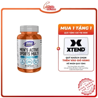 Now Men Active Sport Multi  Bổ Sung Vitamin tổng hợp và Khoáng Chất Thiết Yếu Dành Cho Nam Giới