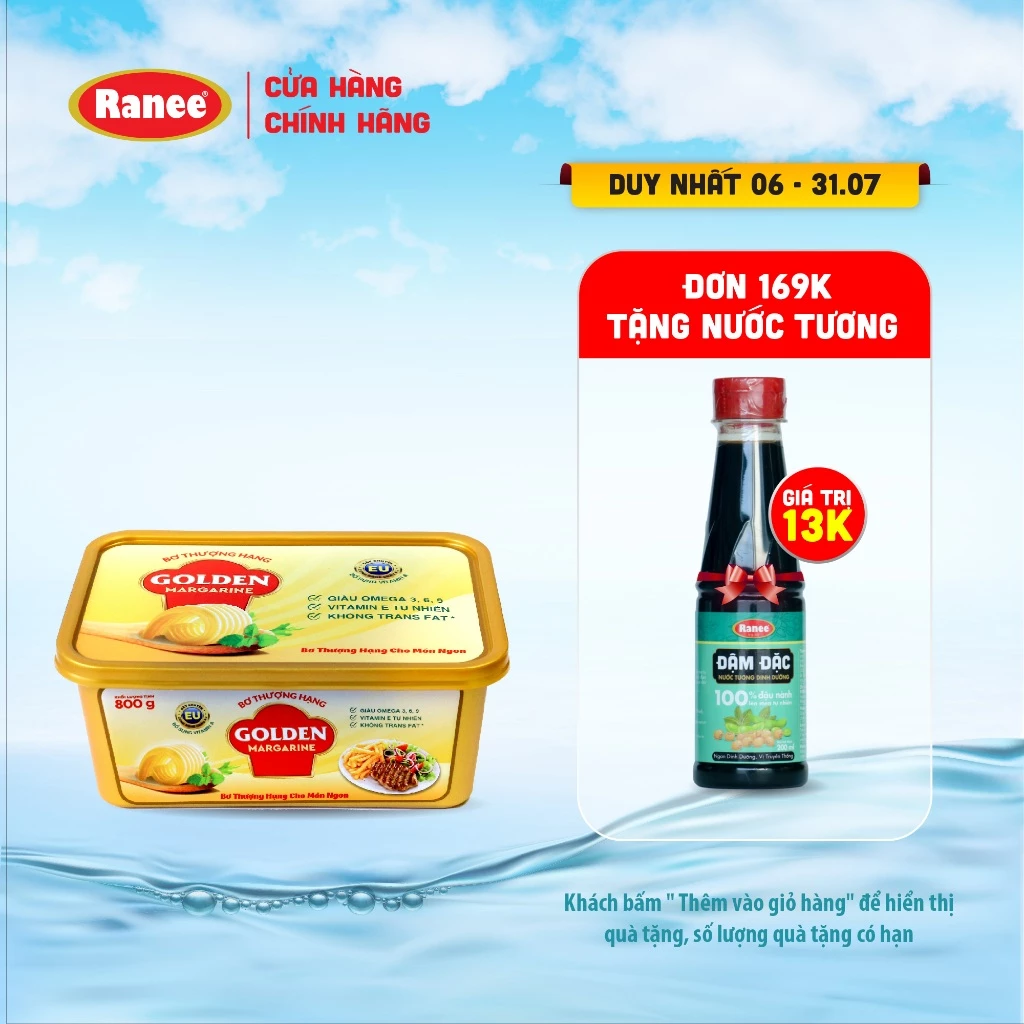 Bơ Thượng Hạng Golden Margarine 800gr