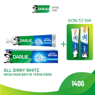 Kem Đánh Răng Darlie Trắng Sáng All Shiny White Whitening Ngừa Mảng Bám và Trắng Răng 140g