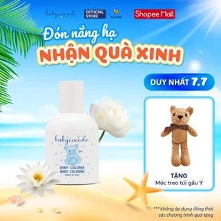 Nước hoa cho bé Babycoccole 0M+ an toàn cho trẻ sơ sinh & em bé chiết xuất hoa sen 50ml