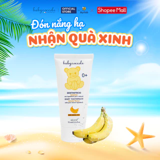 Kem đánh răng cho bé Babycoccole trẻ em nuốt được hương chuối 75ml