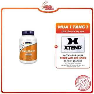 Now Glutathione 500mg Viên Uông Trắng Da Đẹp Da Trê Hóa Da và Chống Oxy Hóa Giúp Da Trẻ Khỏe Now Glutathion 60 viên.