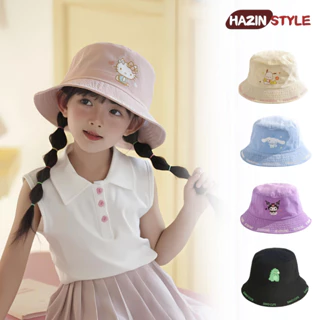 Mũ bucket trơn trẻ em HAZIN form mềm, nón vành cụp cho bé từ 1 đến 5 tuổi vải kaki cao cấp phong cách hàn quốc