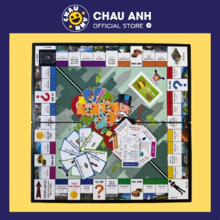 [Loại lớn] Cờ Tỷ Phú - Monopoly - bàn NHỰA cao cấp 42 x 42cm - Trò chơi rèn luyện tư duy tài chính