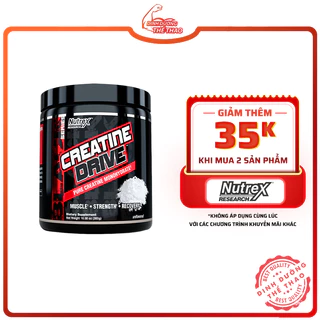 Phục Hồi Phát Triển Cơ Bắp NUTREX CREATINE DRIVE 300 GRAM