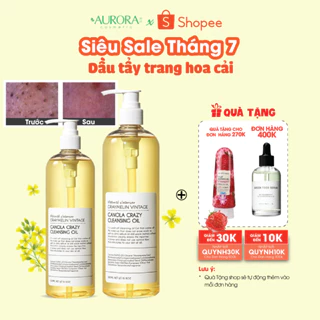 DẦU TẨY TRANG HOA CẢI - GRAYMELIN VINTAGE CANOLA CRAZY CLEANSING OIl