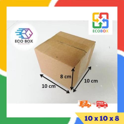 ECOBOX - COMBO 100 hộp carton 10x10x8