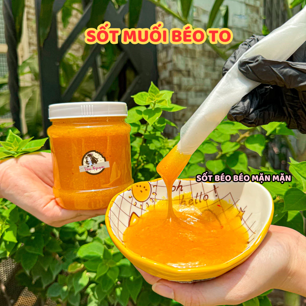 Sốt muối béo mũm mĩm. Đồ ăn vặt Bánh Tráng Vân Nguyễn