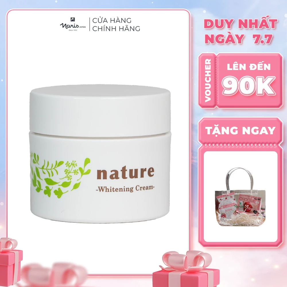 Kem dưỡng da ban đêm Nhật Bản Naris Nature Whitening Cream (50g)