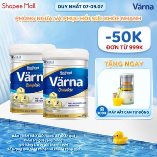 Bộ 2 Lon sữa bột Värna Complete lon 850g - Phòng ngừa & Phục hồi nhanh - Varna